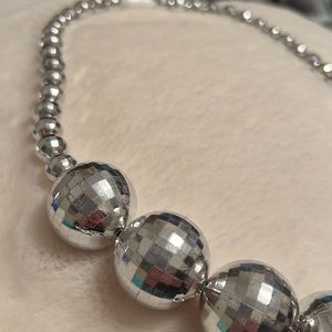 Disco Ball Necklace